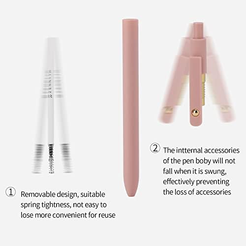 Ddaowanx Pens Set,24 Pcs 0.5mm Quick Dry Black Ink Rollerball Gel Pens