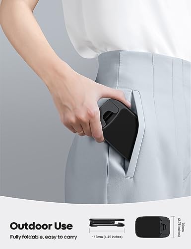 Lamicall Cell Phone Stand for Desk, Height Angle Adjustable Phone Holder