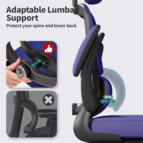 TRALT Office Chair Ergonomic Desk Chair - Gaming Chair with Lumbar Support