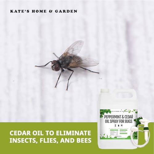 Kate's Home & Garden Peppermint Oil Spray for Bugs, Ants, Spiders (1 Gal)
