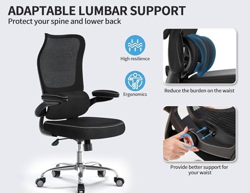 TRALT Office Chair Ergonomic Desk Chair - Gaming Chair with Lumbar Support