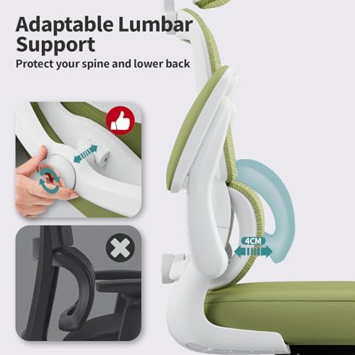 TRALT Office Chair Ergonomic Desk Chair - Gaming Chair with Lumbar Support