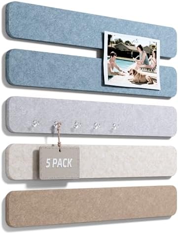 Fluxynara 13" x 2" Felt Wall Panels, Coastal