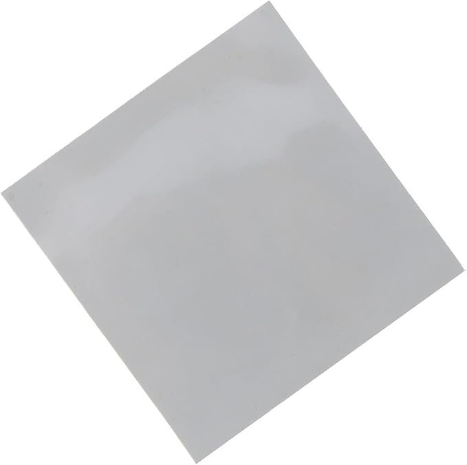 MEETOOT 2PCS Heat Sink Thermal Conductive Silicone Pad Insulated Thermal Conductive Sheet 100x100x1MM for Electrical Product Control Board and Motor Inside and Outside Pad