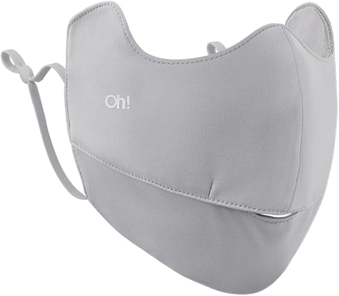 Sun Protection UPF 50+ UV Face Cover Summer Face Mask Neck Gaiter with Ear Loops SLN3M308