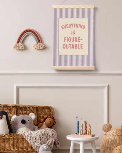 FGFK Positive Affirmations Wall Art Poster Hanger Frame 16x24 Inch