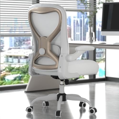 Ergonomic Home Office Chair, 4-Way Lumbar, Thick Cushion, 330LBS