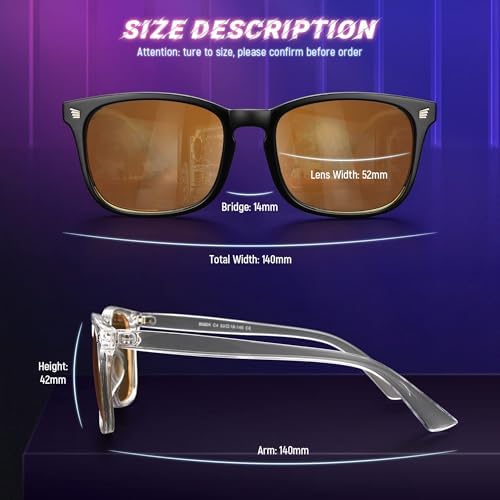 livho High Tech Blue Light Blocking Gaming Glasses