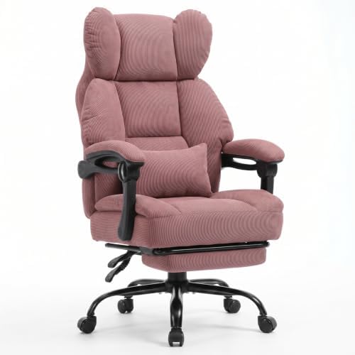 GTPLAYER Big&Tall Ergonomic Gaming Chair, Wide Spring Seat, Linkage Armrest,DPPK
