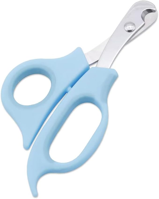 Pet Nail Clippers for Small Animals, Stainless Steel Cat Nail Trimmers with Non-Slip Handle, Safe & Sharp Claw Cutter for Puppies, Cats, Rabbits and Ferrets | Featuring Non-Slip Handle, Safe & Sharp Claw Cutter for Puppies, Cats, Rabbits and Ferrets