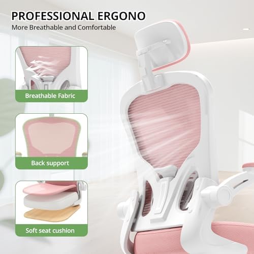 Synorla Office Chair|330LBS Capacity Ergonomic Desk Chair
