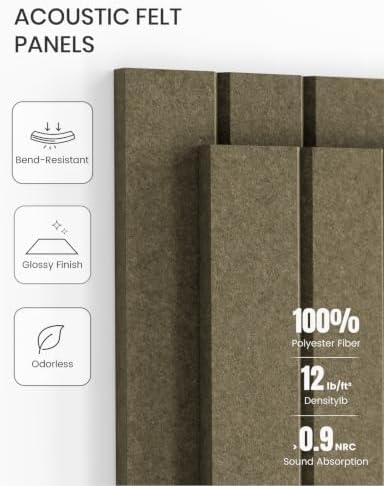 Fluxynara 36" x 24" Large Felt Bulletin Board, Earth Brown