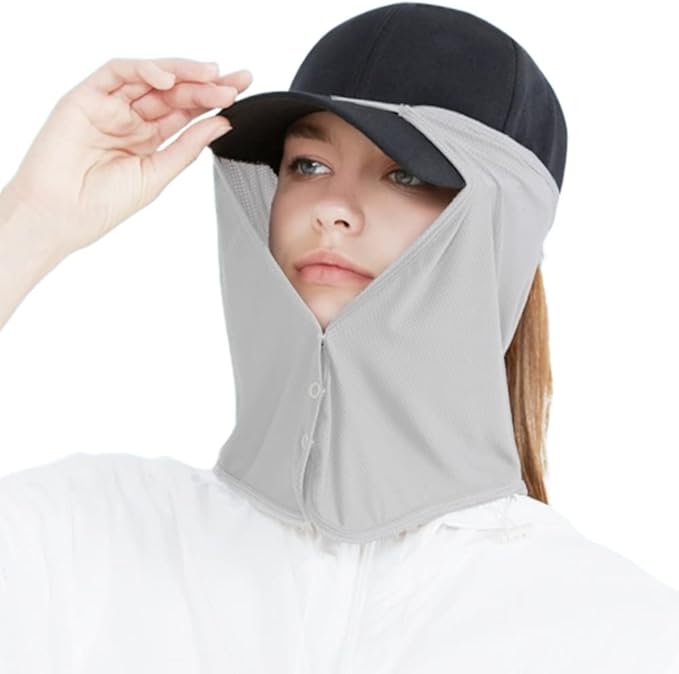 WITHMOONS Sun Face Neck Drape Protection UV Shield Visor Cooling Protection