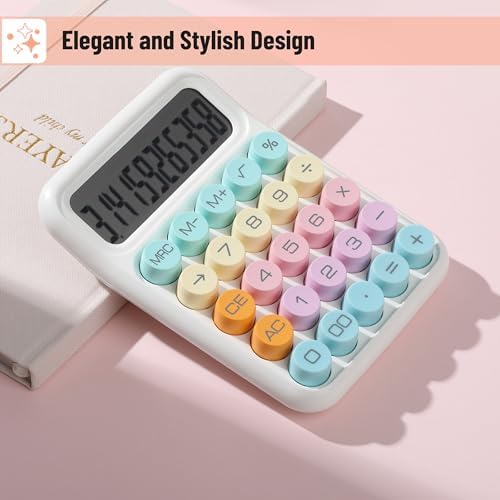 Mr. Pen- Mechanical Switch Calculator, 12 Digit Large LCD Display