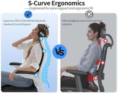 TRALT Office Chair Ergonomic Desk Chair - Gaming Chair with Lumbar Support