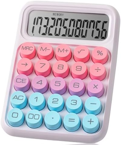 Mr. Pen- Mechanical Switch Calculator, 12 Digit Large LCD Display