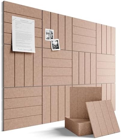 Fluxynara 48" x 36" Large Felt Bulletin Board, Terracotta