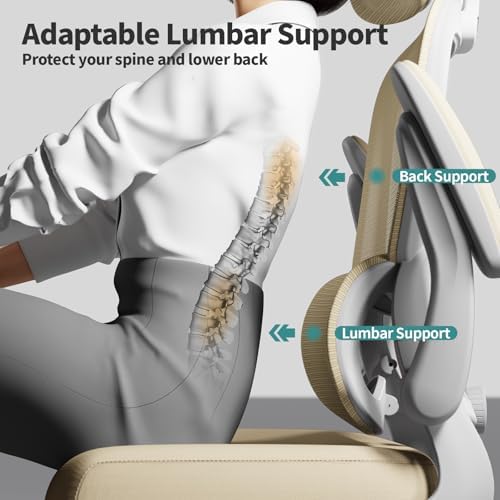 TRALT Office Chair Ergonomic Desk Chair - Gaming Chair with Lumbar Support