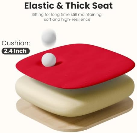 DUMOS Ergonomic Office Chair, Mid-Back Executive Desk Chair 2 Pack