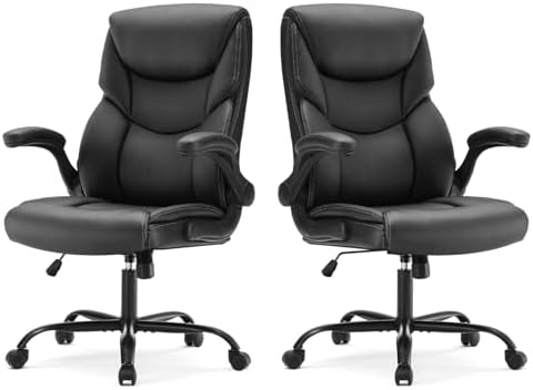 Sweetcrispy Heavy Duty Office Chair, Gaming Desk Chair 2 Pack