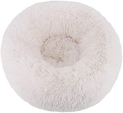 Cat Bed for Indoor Cats,Mini Plush Self Warming Kitten Bed, 20 Inch | Soft Round Fluffy Dog Bed and Cat Nest for Kittens and Small Dogs, Cozy Medium Bed for Indoor and Warm Autumn or Winter Sleep