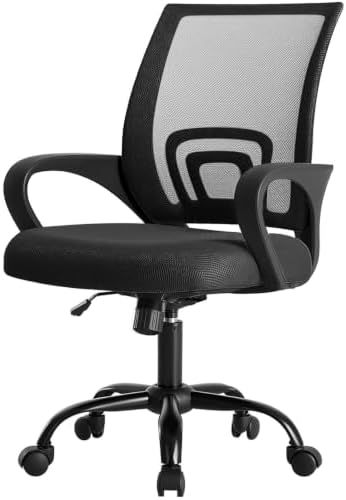OLIXIS Home Office Chair, Mesh Desk Chair, Ergonomic Lumbar Support