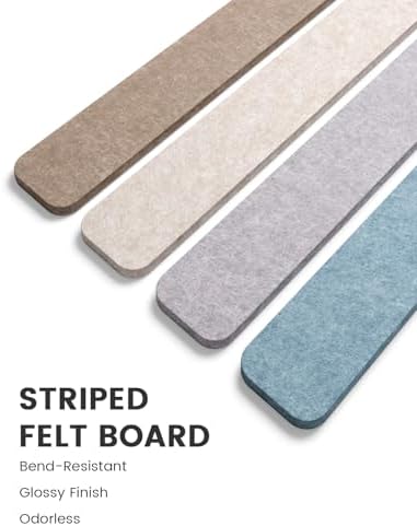 Fluxynara 13" x 2" Felt Wall Panels, Coastal