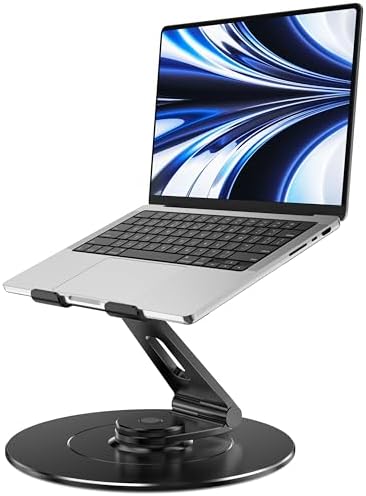 LOXP Ultra-Stable Laptop Stand for Desk with Larger Base