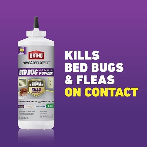 Ortho Home Defense Max Bed Bug & Flea Killer Powder, 12 oz.