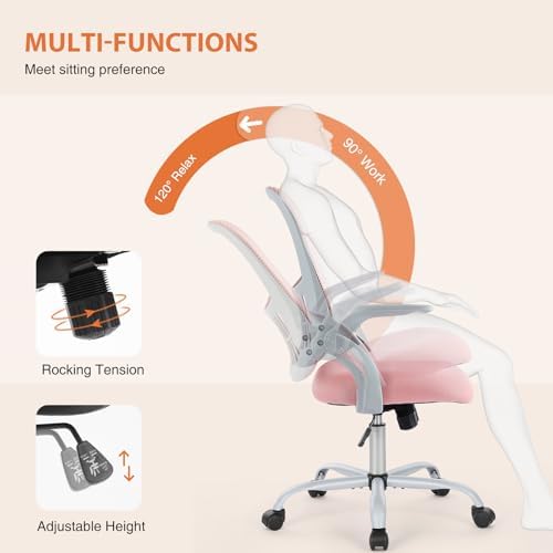 Sweetcrispy Ergonomic Home Office Chair, Computer Desk Chair