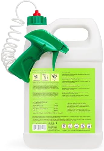 Nature's Dome Pest Control Spray 1 Gallon | Indoor & Outdoor Ant Spray for Yard, Patio & Perimeter | Kills Ants, Fleas, Ticks & Mosquitoes on Contact | Plant-Based Bug Killer, Ready to Use, No Mixing