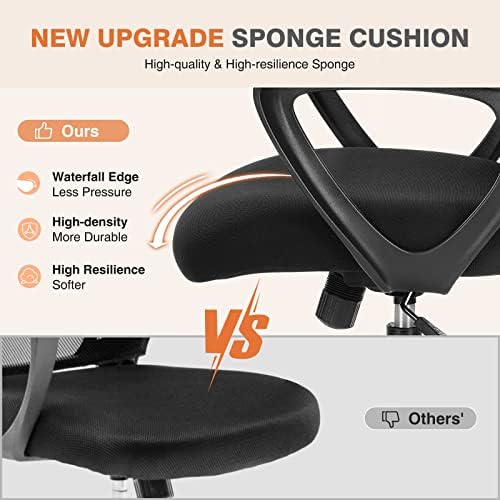 Sweetcrispy Home Office Managerial Executive Chair with Ergonomic Design