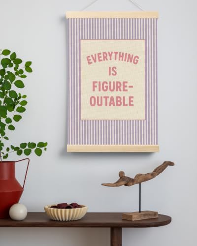 FGFK Positive Affirmations Wall Art Poster Hanger Frame 16x24 Inch