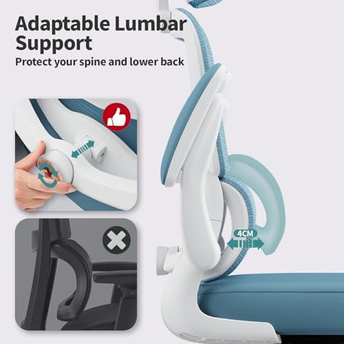 TRALT Office Chair Ergonomic Desk Chair - Gaming Chair with Lumbar Support