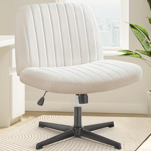 OLIXIS Criss Cross Chair, Vanity Chair, Home Office Desk