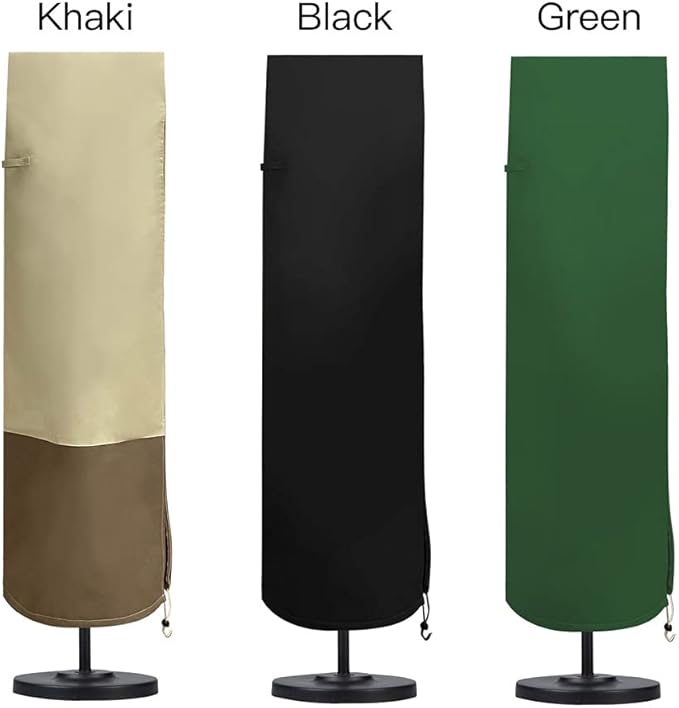 Umbrella Cover Furniture Covers Oxford Waterproof UV-proof Patio 600D Heavy Duty Outdoor Rainproof Durable Lawn Parasol