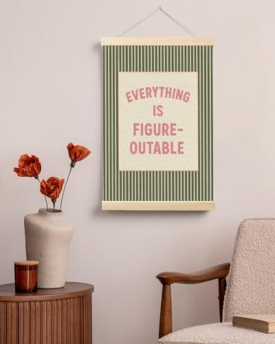 FGFK Positive Affirmations Wall Art Poster Hanger Frame 16x24 Inch