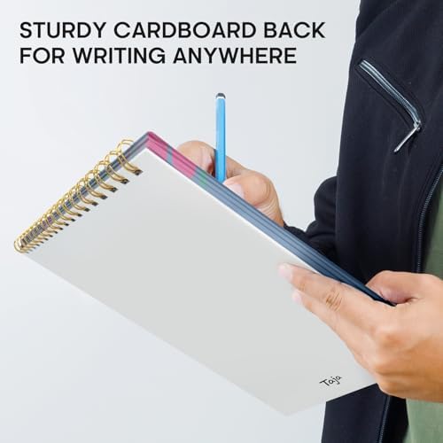 Taja To Do List Notepad, Undated Daily Planner for Work and Goal Setting
