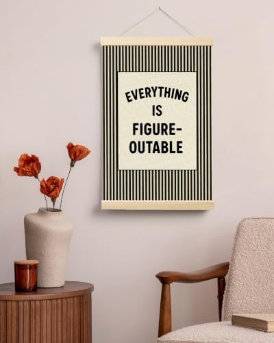 FGFK Positive Affirmations Wall Art Poster Hanger Frame 16x24 Inch