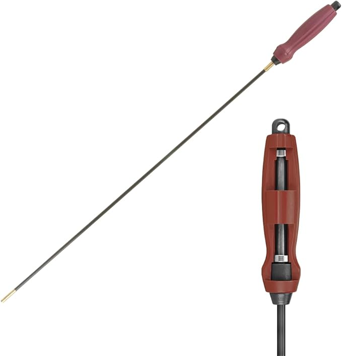 Tipton Deluxe Cleaning Rods .22-.26, 26" with Multiple Caliber Sizes and Lengths, Carbon Fiber Shaft and Hanging Hole for Cleaning, Maintenance and Gunsmithing
