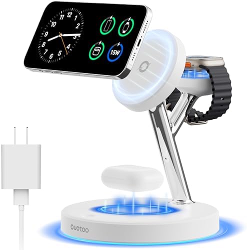 3 in 1 MagSafe Wireless Charger Stand for iPhone Apple Watch AirPods