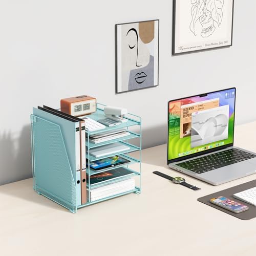 gianotter 6-Tier Paper Organizer With Magazine Holder