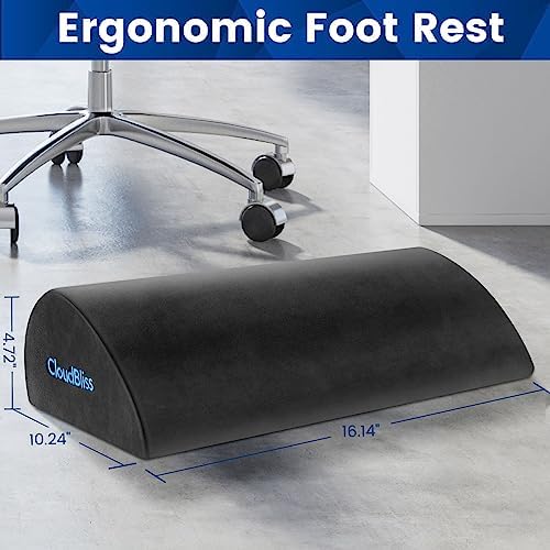 Foot Rest for Under Desk at Work, Foot Stool for Office, Footrest, Gray