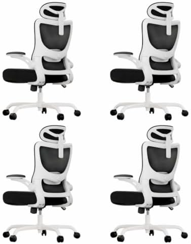 Marsail Ergonomic Office Chair with 3D Armrests, Pack of 4