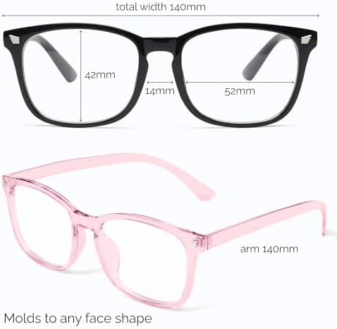 livho High Tech Blue Light Glasses - Advanced Blue Light Blocking Computer Glasses - Screen Fatigue & UV Protection
