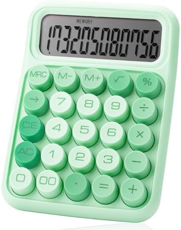 Mr. Pen- Mechanical Switch Calculator, 12 Digit Large LCD Display