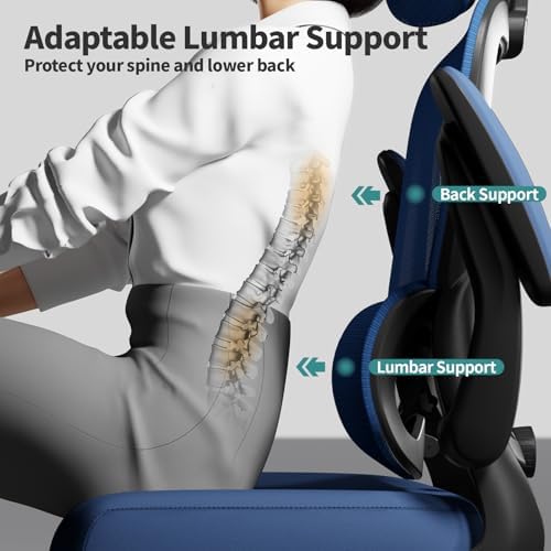 TRALT Office Chair Ergonomic Desk Chair - Gaming Chair with Lumbar Support