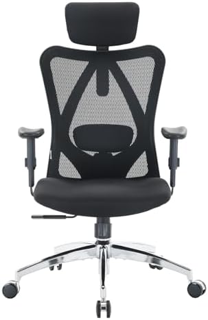 SIHOO M18 Ergonomic Office Chair, Mesh Back Desk Chair with Headrest