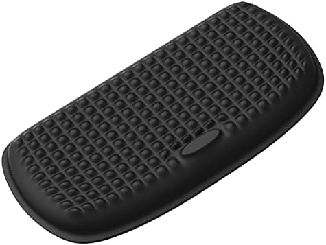 MEKASS Elbow Pad for Desk, Large Size Memory Foam Elbow Rest Padding with Non-Slip, Ergonomic Desk Edge Cushion, Armrest Pad Wrist Rest Comfort Support for Office Home (1 Pcs Black)