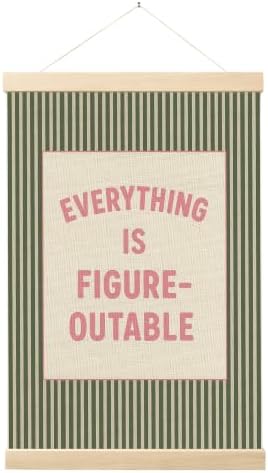 FGFK Positive Affirmations Wall Art Poster Hanger Frame 16x24 Inch